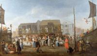 Bartholomew Fair (oil on canvas) , artist: Heemske