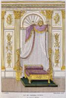 Bed of Napoleon I Bonaparte (1769-1821) First Cons