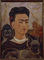 Автопортрет, 1945. Подборка картин Фриды Кало (Fri