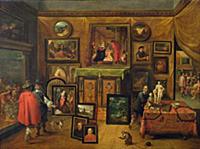 COU71841 The Picture Gallery of Pieter Stevens, c.