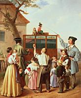 DRE72117 The travelling organ grinder, 1842 by Kli