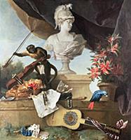 NUL115958 The Four Continents: Europe, 1722 (oil o
