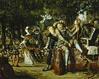 CH659270 A Troop of Actors Performing Before a Cro