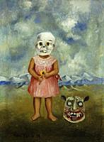 CH824999 She Plays Alone or Girl with Death Mask; 