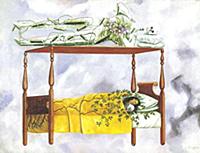 JCC230535 The Sleep, 1940 (oil on canvas) by Kahlo