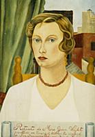 CH652241 Portrait of Mrs, 1931 (oil on canvas) by 