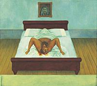 JCC230532 My Birth, 1932 (oil on copper) by Kahlo,