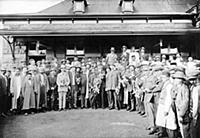 2634954 Gandhi during the visit of Indian politica