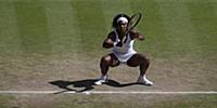 London - July 10: Serena Williams (USA) [1] in act