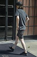 NEW YORK, NY - AUGUST 3: Ellen Page seen wearing m