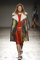 A model walks in the Cristiano Burani Ready-to-wea