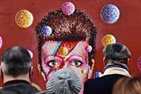 David Bowie fans pay tribute to the musician in Br