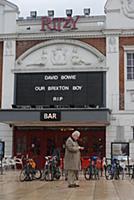 LONDON, BRIXTON, ENGLAND - 11 JANUARY 2016: David 