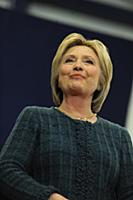 PORTSMOUTH, NH - FEBRUARY 6: Hillary Clinton, form