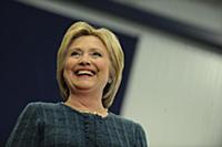PORTSMOUTH, NH - FEBRUARY 6: Hillary Clinton, form