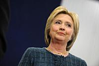 PORTSMOUTH, NH - FEBRUARY 6: Hillary Clinton, form