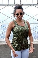 Melanie Brown aka Mel B at the Empire State Buildi