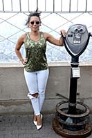 Melanie Brown aka Mel B at the Empire State Buildi