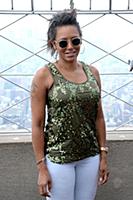 Melanie Brown aka Mel B at the Empire State Buildi