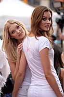 Victoria's Secret model, lsa Hosk and Jac Jagaciak