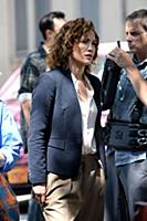 Jennifer Lopez on the set of the TV show 'Shades o