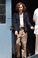 Jennifer Lopez on the set of the TV show 'Shades o