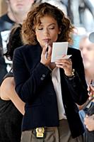 Jennifer Lopez on the set of the TV show 'Shades o