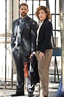 Jennifer Lopez on the set of the TV show 'Shades o