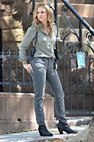 Drea de Matteo on the set of the TV show 'Shades o