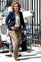 Jennifer Lopez on the set of the TV show 'Shades o