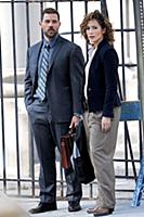 Jennifer Lopez on the set of the TV show 'Shades o
