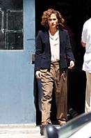 Jennifer Lopez on the set of the TV show 'Shades o
