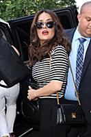 Salma Hayek out and about in midtown Manhattan, Ne