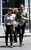 Kate Mara and Jamie Bell out and about in Manhatta