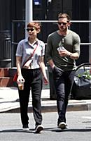Kate Mara and Jamie Bell out and about in Manhatta