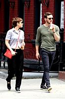Kate Mara and Jamie Bell out and about in Manhatta