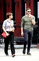 Kate Mara and Jamie Bell out and about in Manhatta