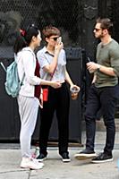 Kate Mara and Jamie Bell out and about in Manhatta