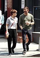 Kate Mara and Jamie Bell out and about in Manhatta