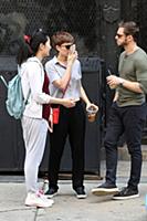 Kate Mara and Jamie Bell out and about in Manhatta