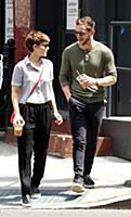 Kate Mara and Jamie Bell out and about in Manhatta