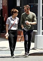 Kate Mara and Jamie Bell out and about in Manhatta