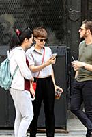 Kate Mara and Jamie Bell out and about in Manhatta