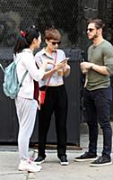 Kate Mara and Jamie Bell out and about in Manhatta