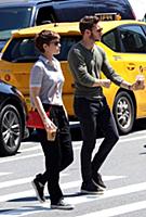Kate Mara and Jamie Bell out and about in Manhatta