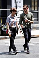 Kate Mara and Jamie Bell out and about in Manhatta