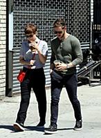Kate Mara and Jamie Bell out and about in Manhatta