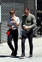 Kate Mara and Jamie Bell out and about in Manhatta