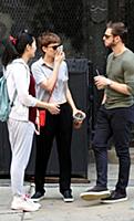 Kate Mara and Jamie Bell out and about in Manhatta