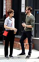 Kate Mara and Jamie Bell out and about in Manhatta